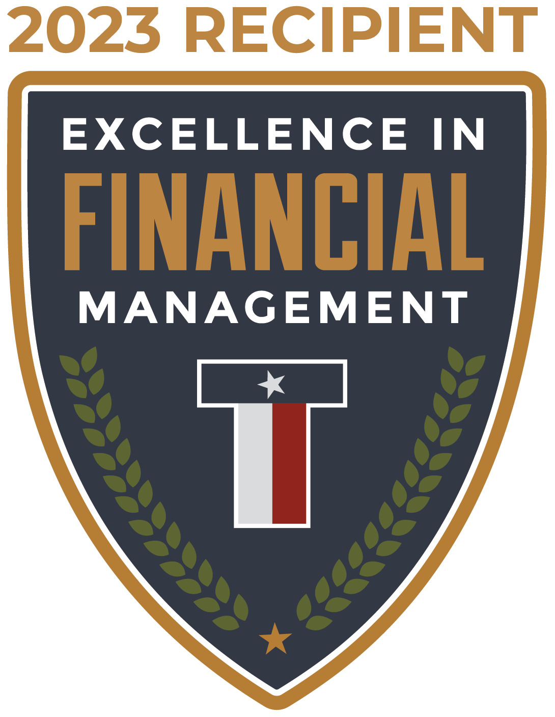 2023 Recipient Excellence in Financial Management