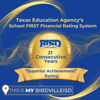 TEA's School FIRST Financial Rating System - Superior Achievement Rating