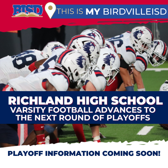  RHS Football advances to next round of playoffs. More information to come next week