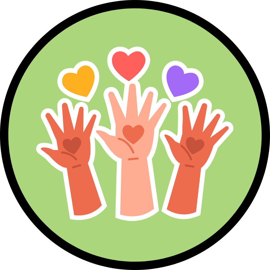  Volunteer hands