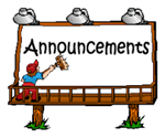  announcements