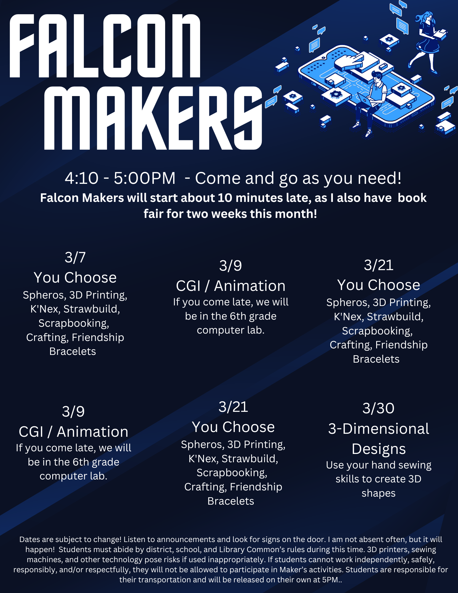  Falcon Makers Workshops 