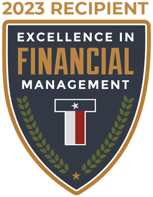 2023 Recipient Excellence in Financial MAnagement