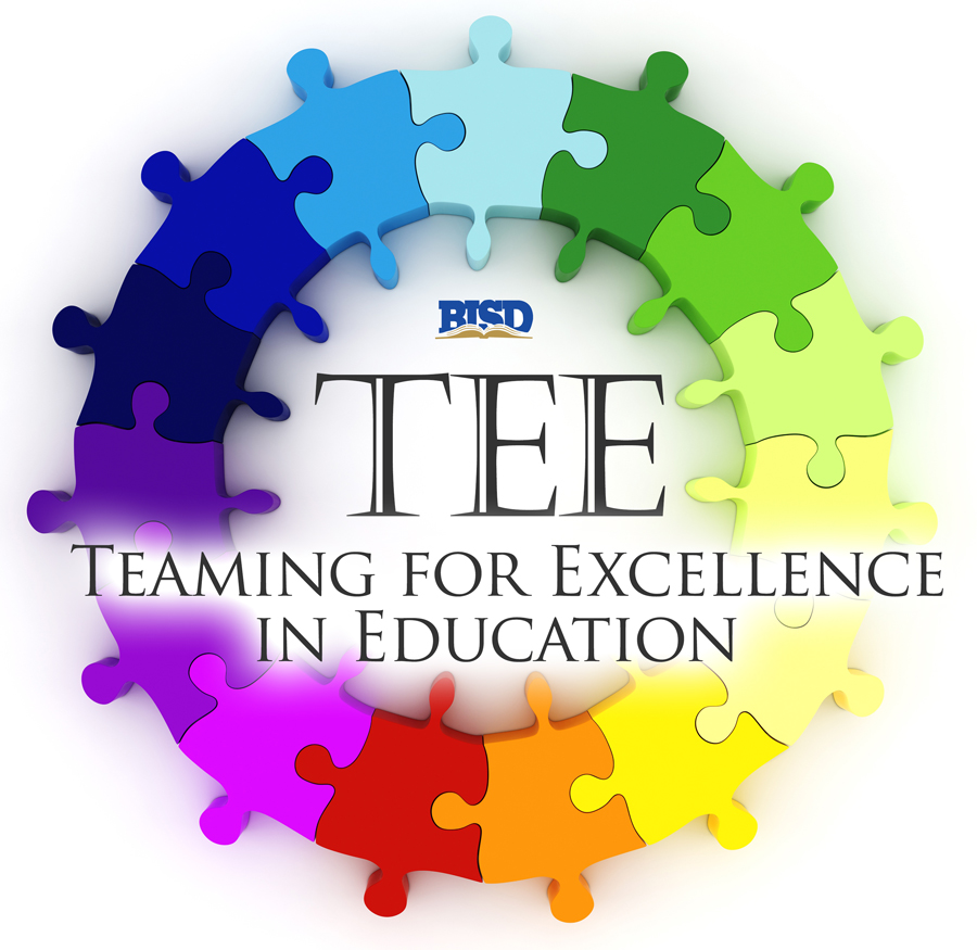 TEE (Teaming for Excellence in Ed) logo