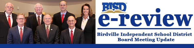 e-review Birdville Independent School District Board Meeting Update Header