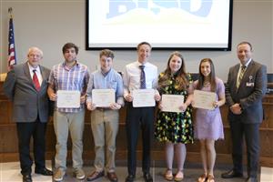 Birdville High School Vals, Sals and Commended Scholars 