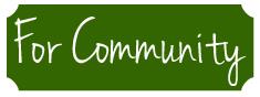 for community 