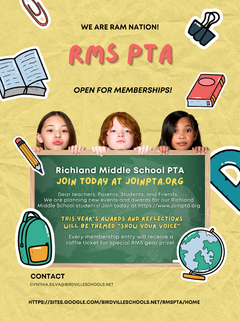 RMS PTA - join at joinpta.org