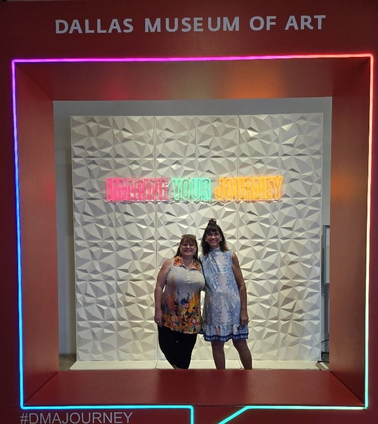 Theresa Hampton Art Coordinator and Amy Ballard Birdville Elementary Art Teacher Theresa Hampton Art Coordinator and Amy Ballard Birdville Elementary Art Teacher