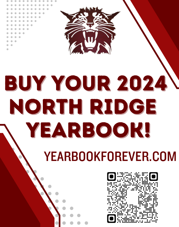  Yearbooks for sale flyer with a qr code on it