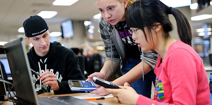 older students using technology