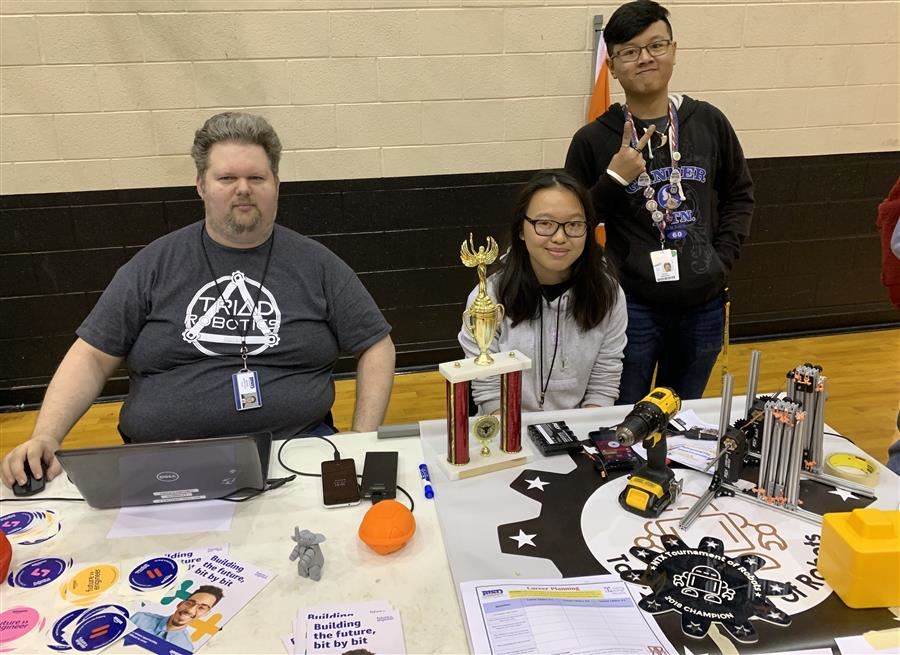 Haltom HS Robotics Students 