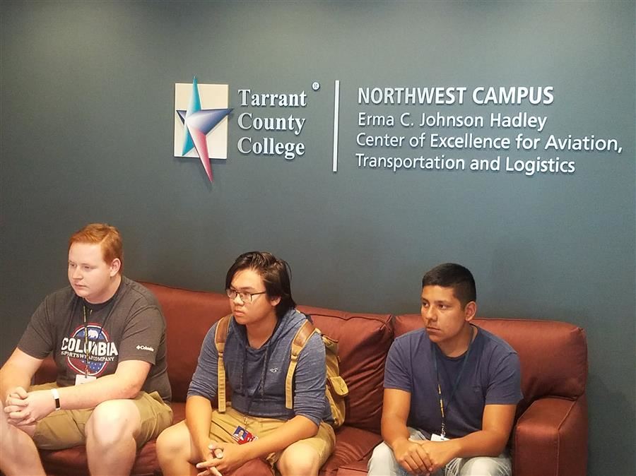 TCC Northwest Campus- BISD Aviation Maintenance Students 