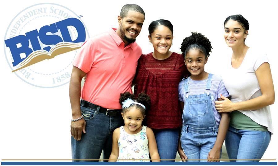 BISD logo with family 