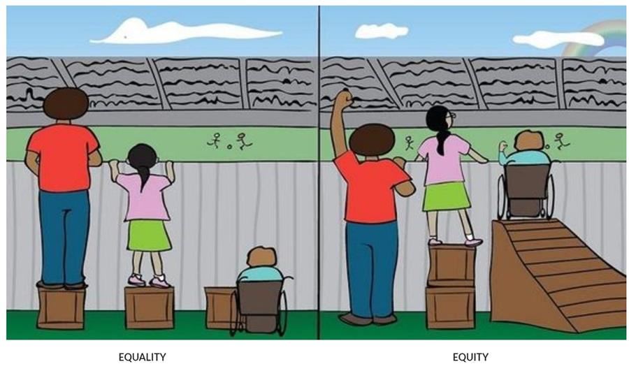 image of people watching soccer game over fence 